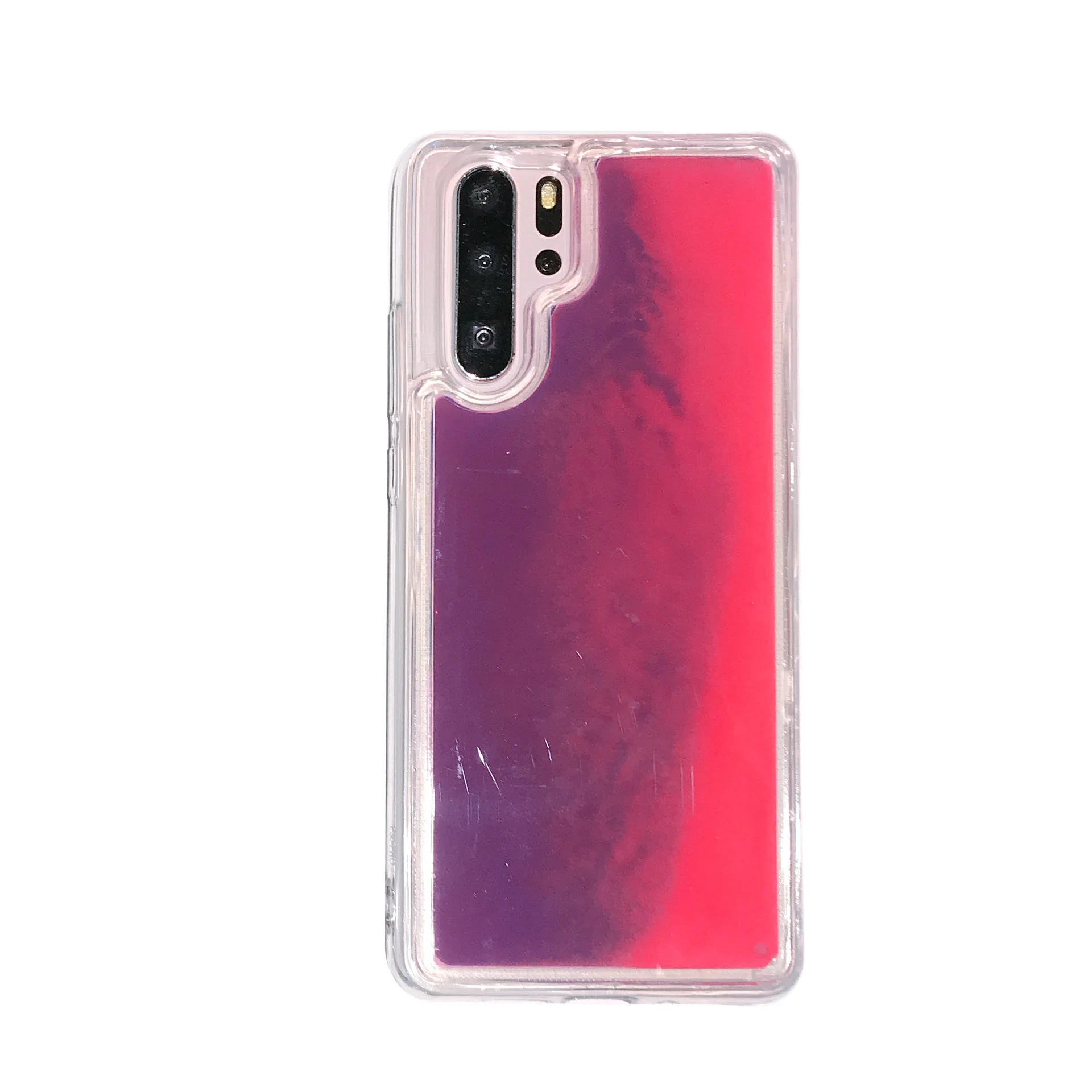 Светящийся неоновый песок чехол для телефона huawei P20 P30 PRO Honor 9 10 Lite жидкий зыбучий песок блеск светится в темноте мягкий защитный