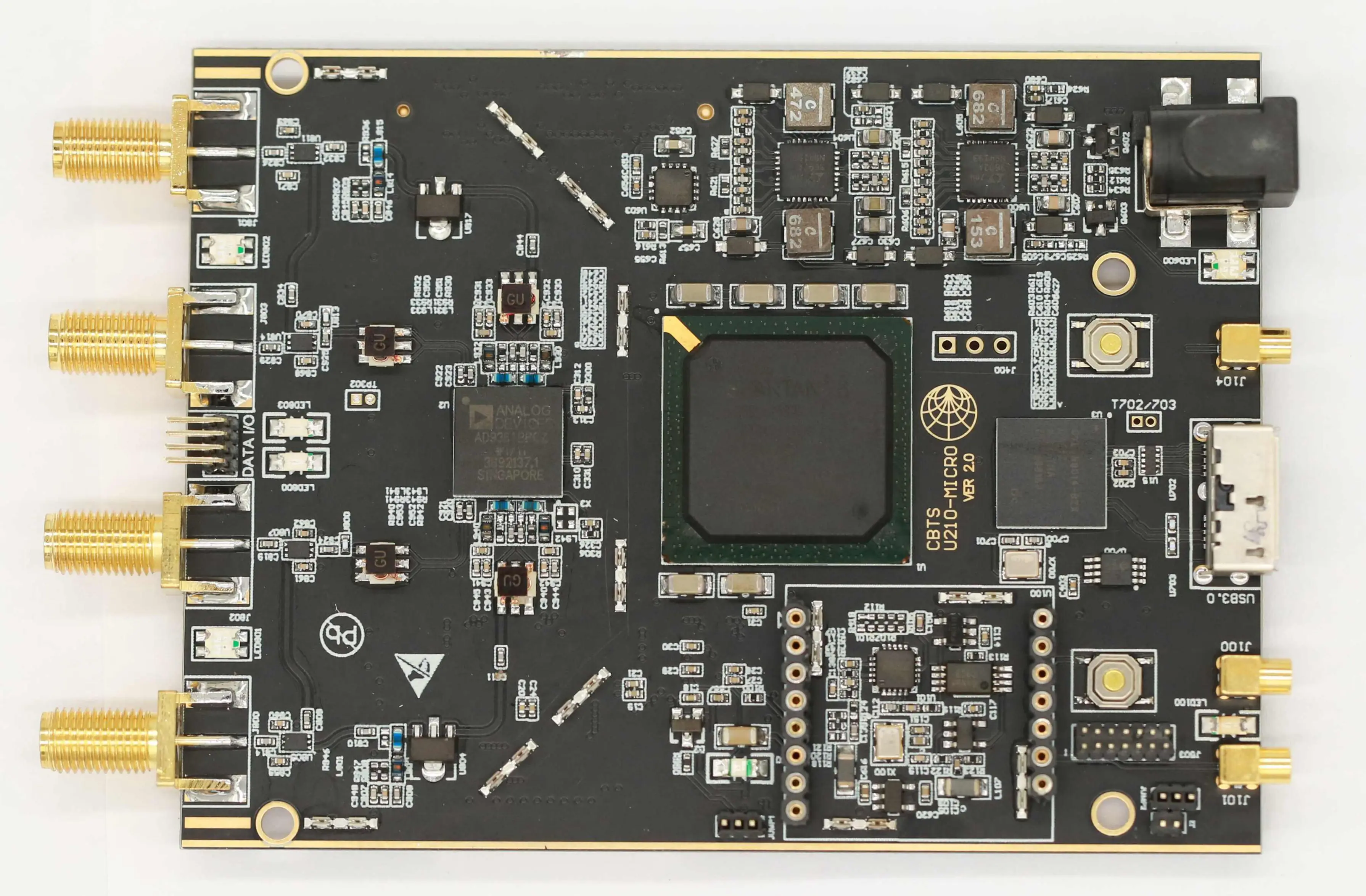 70 МГц-6 ГГц SDR RF макетная плата USB 3,0 совместима с USRP-B210 MICRO+ полностью совместима с USRP Драйвером