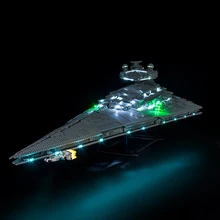 Kit de luz led para 75252 imperial destroyer brinquedos blocos de construção (os blocos conjunto não incluído)
