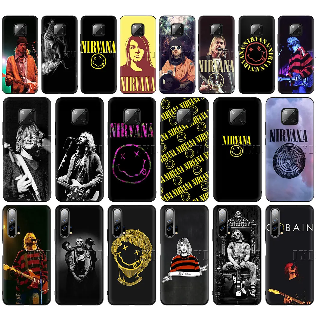 Мягкий чехол Nirvana Kurt Cobain для huawei mate Nova 30 Lite Pro 5i 4 3i 3 2i 2 Honor 7A 3GB|Бамперы| |