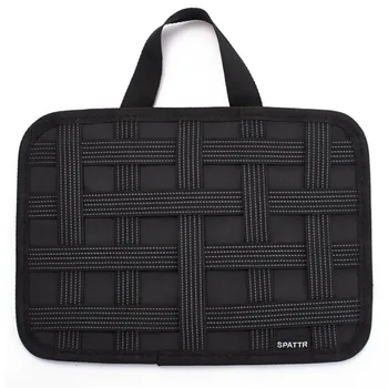 

2019 New Travel Shockproof Storage Organizer Bag Fashion Case Digital USB Cable Earphone Portable Handy Bags Solid Black Hot