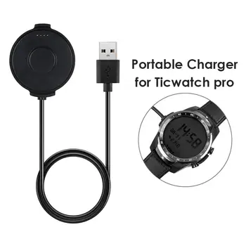 

1m USB Charging Cradle Cable for Ticwatch Pro 2020/Ticwatch Pro Sports Smart Watch Power Adapter Dock