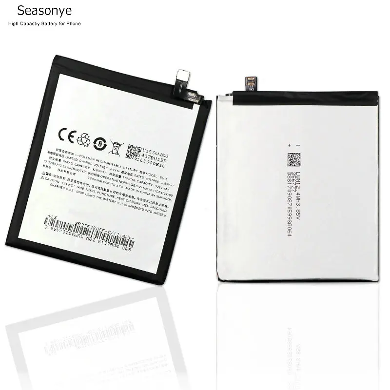 Seasonye розничная продажа/Опт 3260mAh / 12.55Wh BU15 запасная батарея для сотового телефона