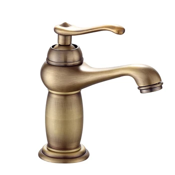 

Promotion! Bathroom Basin Faucet Antique Brass Mixer Solid Copper Luxury Europe Style Tap Taps