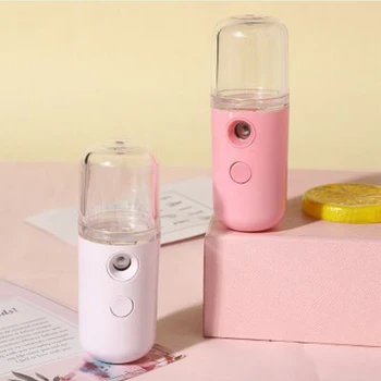 

50Pcs/Lot 30ml Mini Nano Spray Moisturizer Cold Spray Machine Portable Facial Humidifier Hot Sale Dispensers For Alcohol