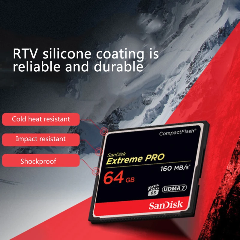 Sandisk CF карта 32 Гб 64 128 ГБ 256 памяти Extreme PRO UDMA7 160 МБ/с./с компактный флеш накопитель