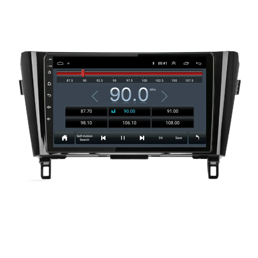 Мультимедийный проигрыватель для NISSAN Qashqai Android 10 1/9/8 4G LTE DVD плеер навигация GPS