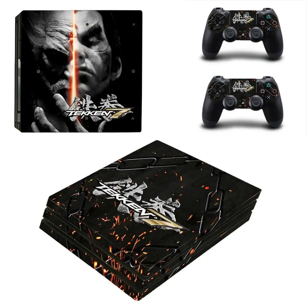 

Tekken 7 PS4 Pro Stickers PS 4 Pro Sticker Play station 4 Pro Skin For PlayStation 4 Pro console and controller