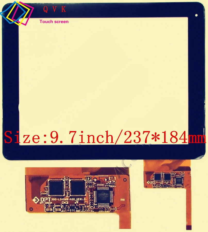 Сенсорный экран для Rolsen RTB 9.4D GURU 3G черный емкостный сенсорный ремонтная панель