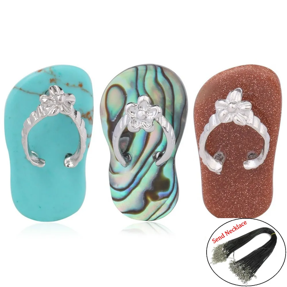 Натуральный камень abalone shell креативный Приморский кулон дамы ювелирных изделий DIY