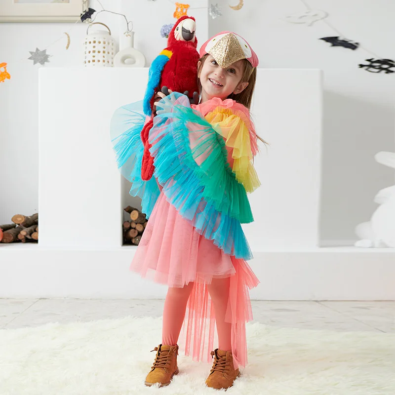 

Performance Children Girls Halloween Clothing Cosplay Mantle Christmas Guangdong Province Small B Class Princess Props
