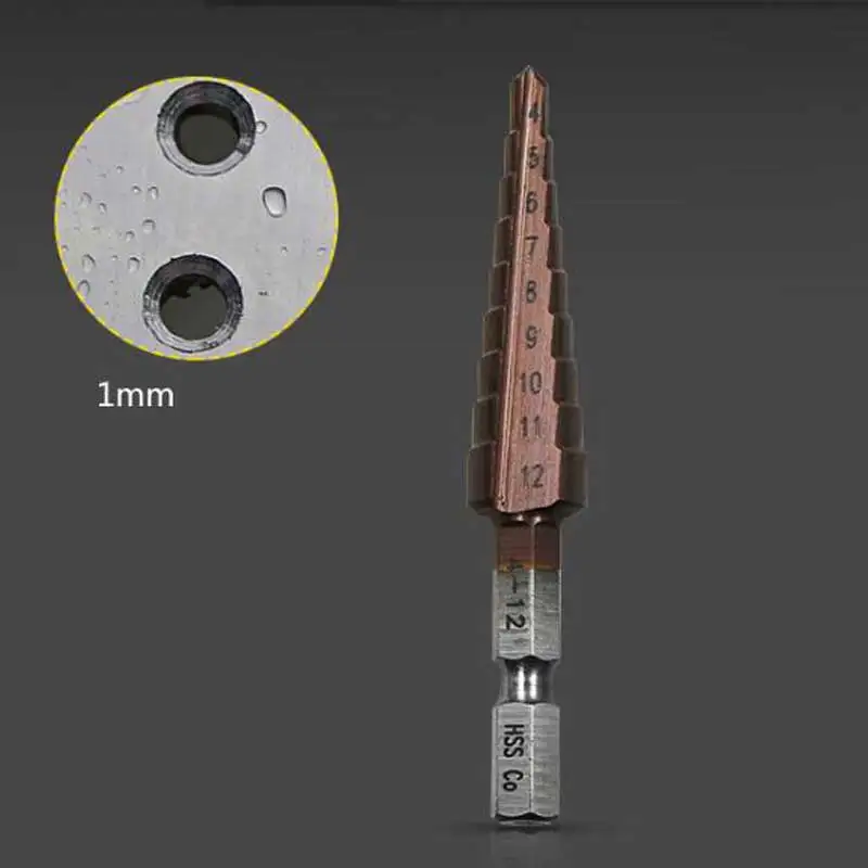 4-12 мм шаг сверла M35 HSS-CO Металлообработка спираль паз 1/4 ''шестигранный хвостовик из нержавеющей стали нарезание кобальта