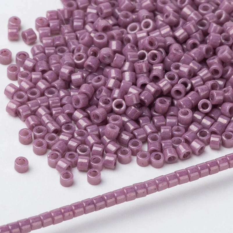 Тайдиан Miyuki Delica Seed Bead 11/0 для Broderie De Perles Francaises непрозрачный белый DB200 1,6x1,3 мм около 1000 штук - Цвет: miyuki-DB265