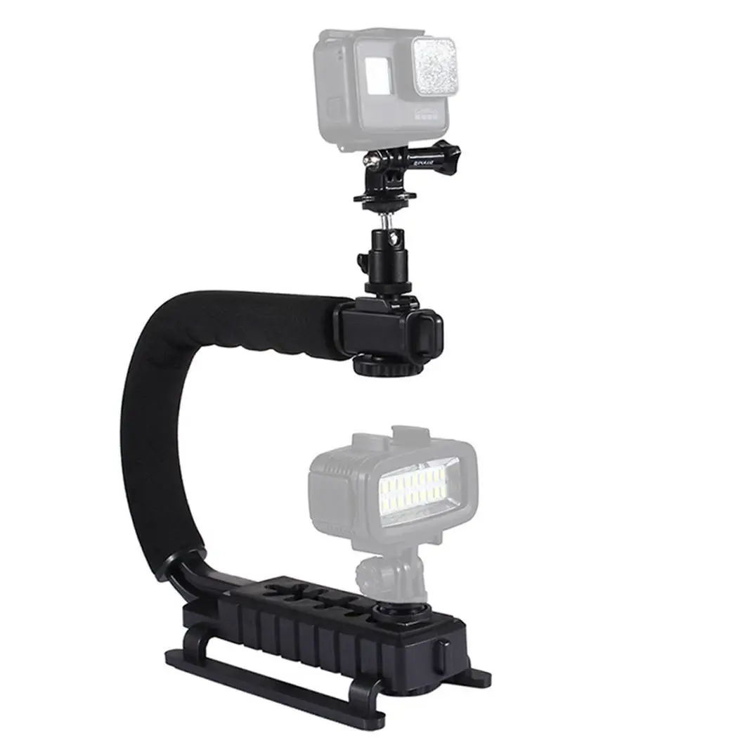 Прочная практичная Нескользящая стабильная камера C-shape как на фото DV Handheld DV Home, открытый стабилизатор нескользящий