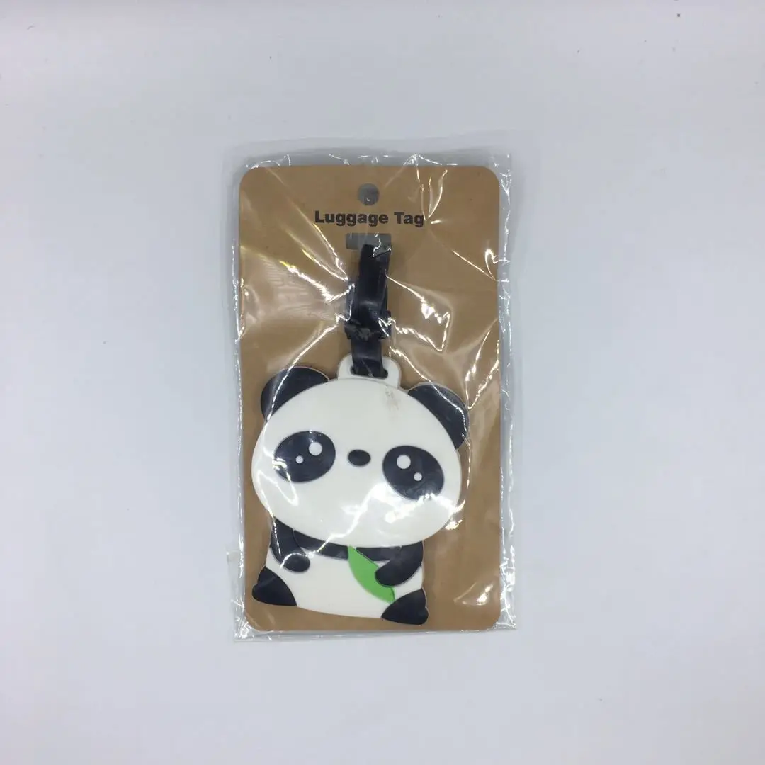 IVYYE Panda серия аниме аксессуары для путешествий багажная бирка на чемодан ID адрес портативный держатель тегов багажные ярлыки Новинка - Цвет: see chart