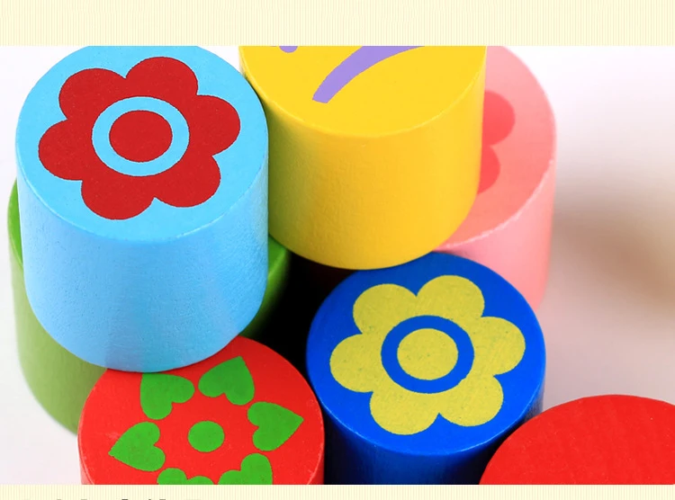 Детская деревянная раннего образования обучающие игрушки мульти-функциональный детский зрительно-моторная координация птицы игрушки с балансом