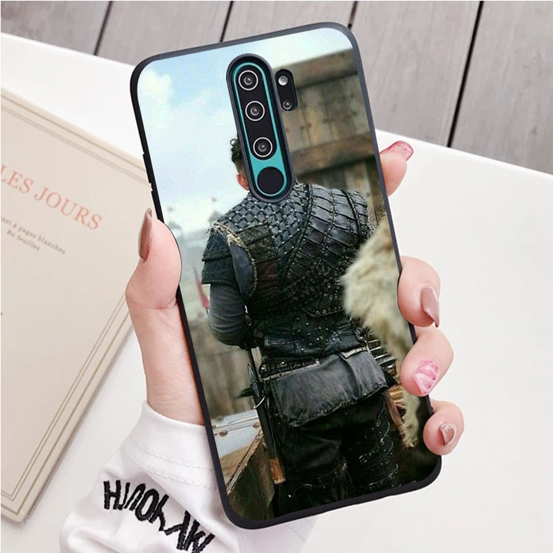 vikings Ragnar Lothbrok black Silicone Phone Case For Redmi note 9 8 7 Pro S 8T 7A Cover xiaomi leather case hard