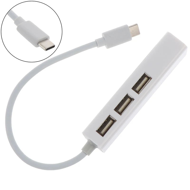 USB-C ethernet адаптер 3 usb c концентратор к ethernet rj45 lan адаптер Сетевая карта