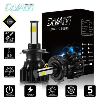 

Vehemo H7 H11 H4 Fog Lights Headlamp Car Auto for NEW Headlights 2020 6500K 50W for Lamp for DrViAion