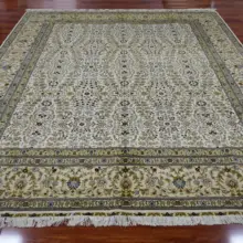 8x10feet большой шелковый ковер ручной работы цветок ручной завязывают ковры