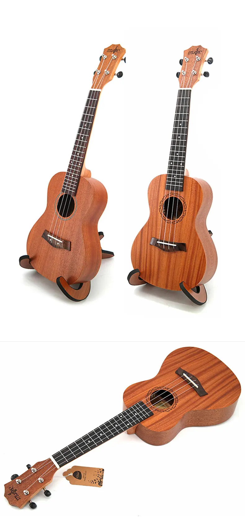 Гавайские гитары укулеле, 21 дюйм, концертная, Sapele, сопрано, 4 струны, Uke, Гавайские, бас, струнная музыкальная гитара, подарок для начинающих, популярный