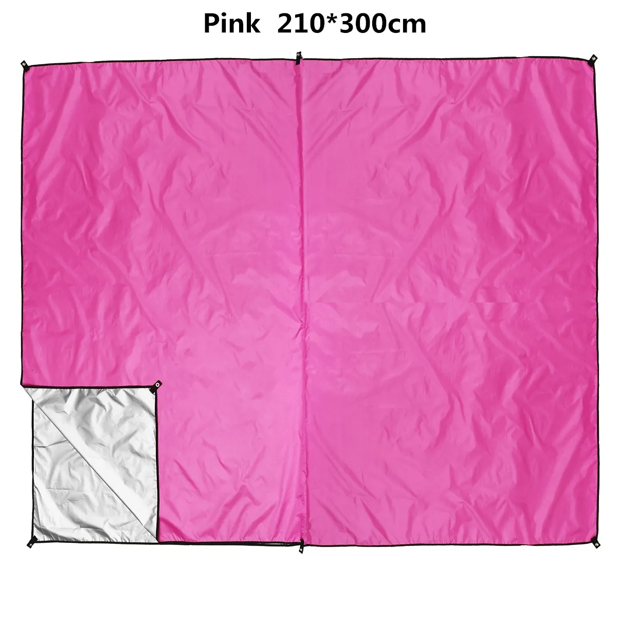 PINK 210X300cm Водонепроницаемый солнцезащитный навес брезент тентовая тень ультралегкий УФ садовый тент навес Зонт Открытый Кемпинг гамак дождь муха - Цвет: PINK 210X300cm