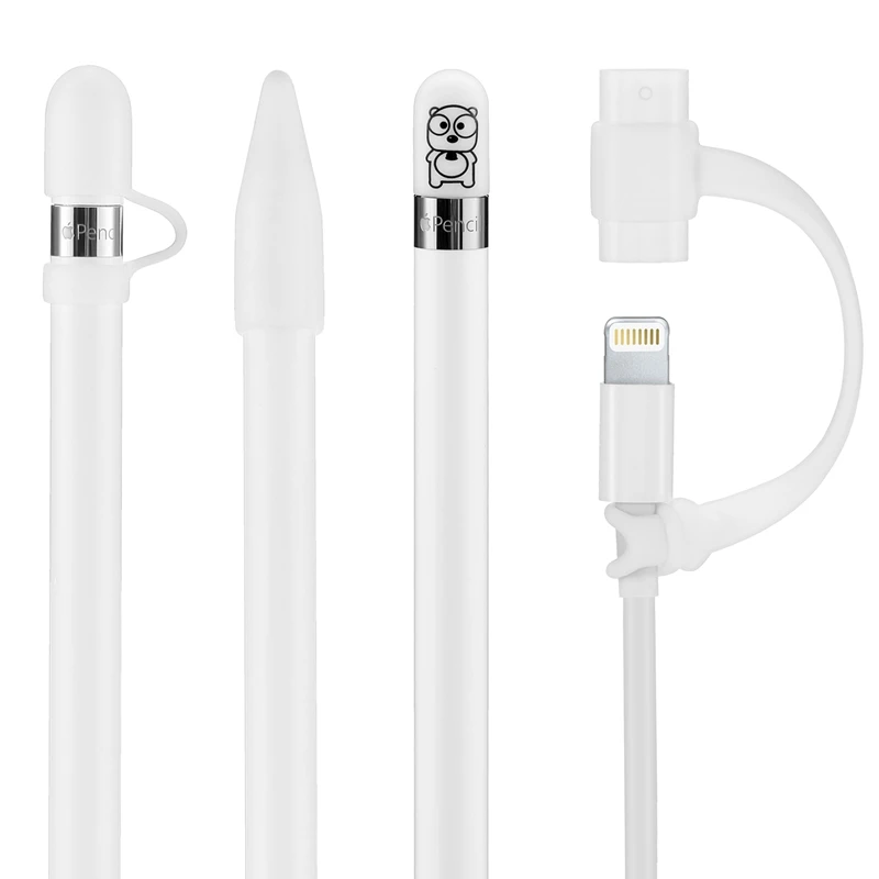 White Teyomi совместимый Apple карандаш крышка Держатель Анти-потеря крышка Держатель перо Крышка Пыленепроницаемый легкий силиконовый для iPad Apple карандаш - Цвета: White