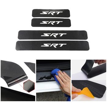 

Car Stickers for JEEP Grand Cherokee SRT Car Door Sill Sticker Anti Scratch Decals Car-styling Decoratives Accessories
