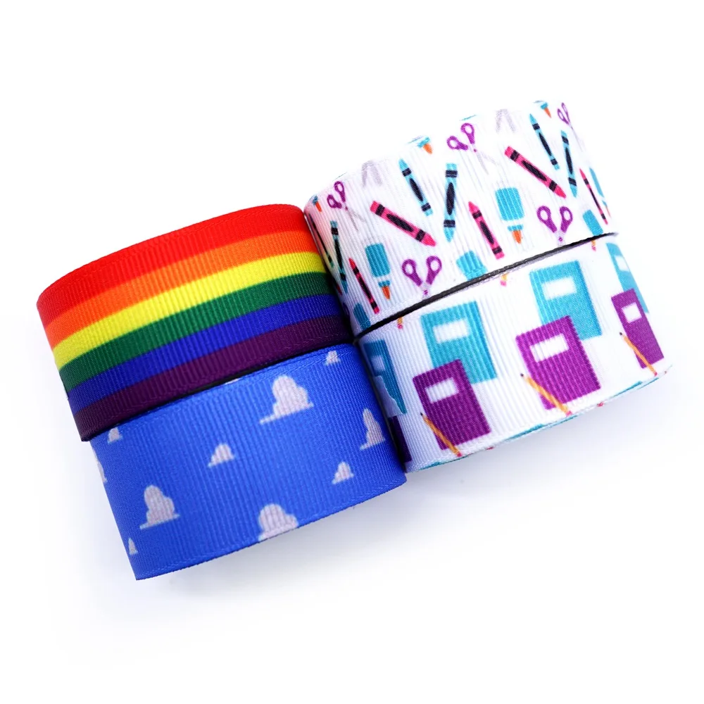50 ярдов в размер мультфильм ленты напечатанные grosgrain ленты 31540
