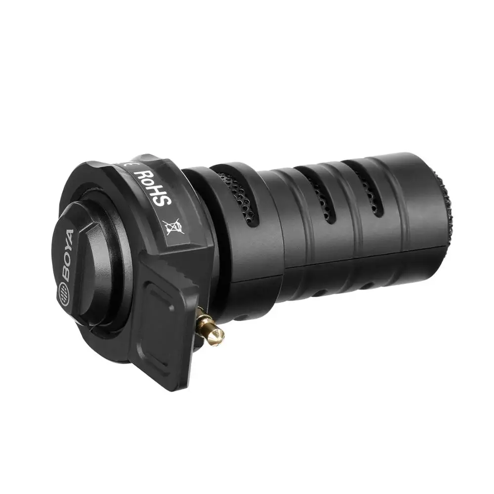 

BOYA BY-A7H Compact Condenser Microphone for iPhone iOS Huawei Android 3.5mm Smartphone Tablet Live Stream Vlog Video Audio Mic