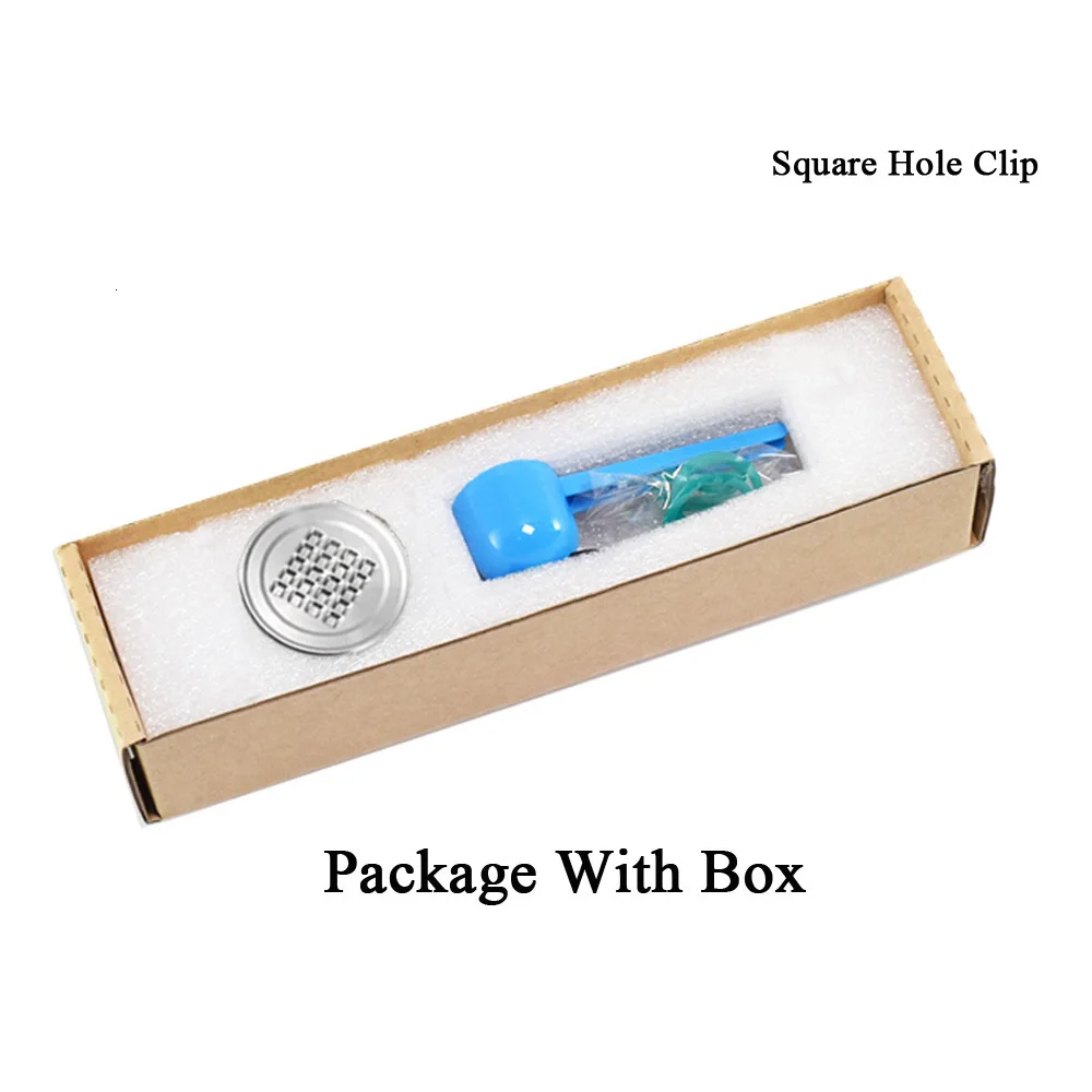 Square Hole Box Pack Новая версия из нержавеющей стали многоразовые кофейные капсулы многоразового использования кофейные фильтры капсулы для кофемашин Nespresso кофейная посуда подарки - Цвет: Square Hole Box Pack