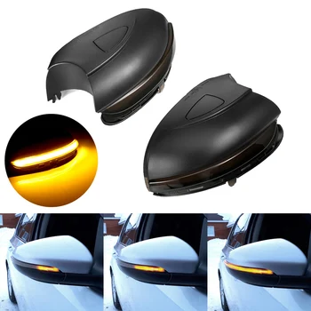 

For Volkswage VW GOLF 6 MK6 GTI R32 2008-2014 Touran Signal LED Dynamic Side Rearview Mirror Blinker Indicator Sequentail Light