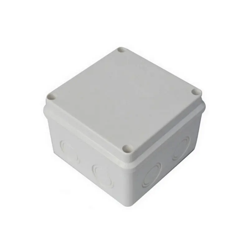 

Waterproof Enclosure Box ABS Housing Ourdoor DIY Cable Gland Connector Project Box with Knockout Cover