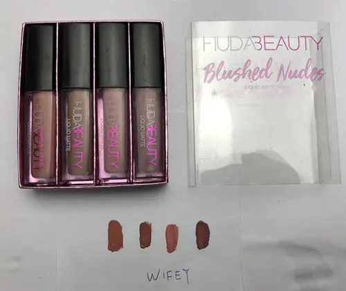 Новая палитра Hudas beauty Amethyst Obsessions Палетка матовых теней Shimmer Nude Макияж Блеск тени для смоки айс порошок - Цвет: WIFEY