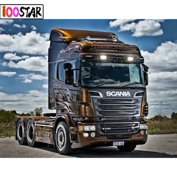 

5D diamond painting embroidery landscape big truck full square/round diamond Mosaic Rhinestones Cross stitch Home decoration