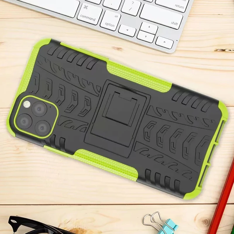 Противоударный Прочный бронированный чехол-бампер из ТПУ для iPhone 12 Mini 11 Pro XS Max X XR