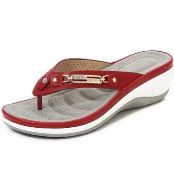 Ladies Breathable Open Top Comfortable Flipflops