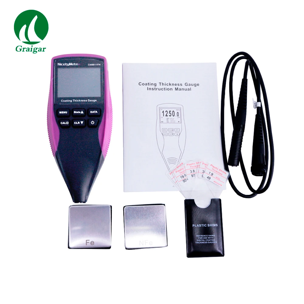 

CM8811FN Professional Car Paint Thickness Gauge Coating Thickness Meter Measuring Range 0-1250um