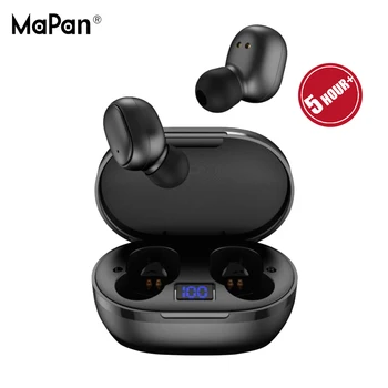 

TWS Bluetooth 5.0 Earphones Charging Box Wireless 9D Stereo Display Sports Waterproof Earbuds Headsets With Microphone