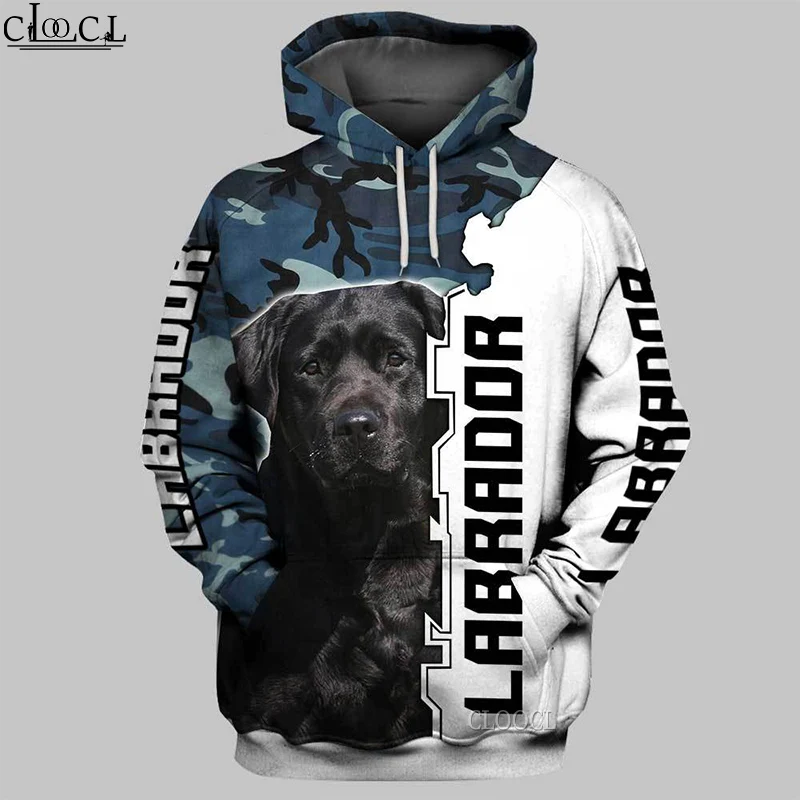 

HX Newest Labrador Dog Camo Hoodie Men Women Sweatshirts 3D Print Fashion Autumn Harajuku Casual Tracksuit Drop Shipping