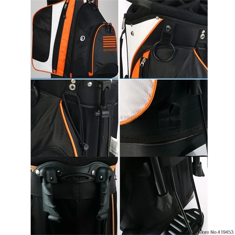 Pgm Golf стандартная шариковая посылка, Большая вместительная нейлоновая сумка для гольфа для мужчин и женщин, сумка для гольфа с подставкой, держатель, покрытие для оружия, сумка D0069