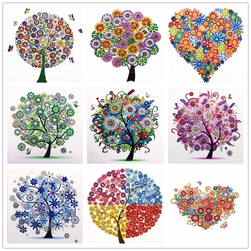 

5D DIY Diamond Painting Love Tree Special Shape Diamond Painting Cross Stitch Diamond Embroidery Home Decor