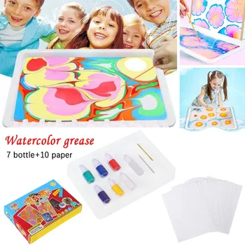 

Hot! Water Art Paint Set Easy To Color Good For Children's Color Perception 1 Set Baby Toys New Year Gift Juguetes игрушечный