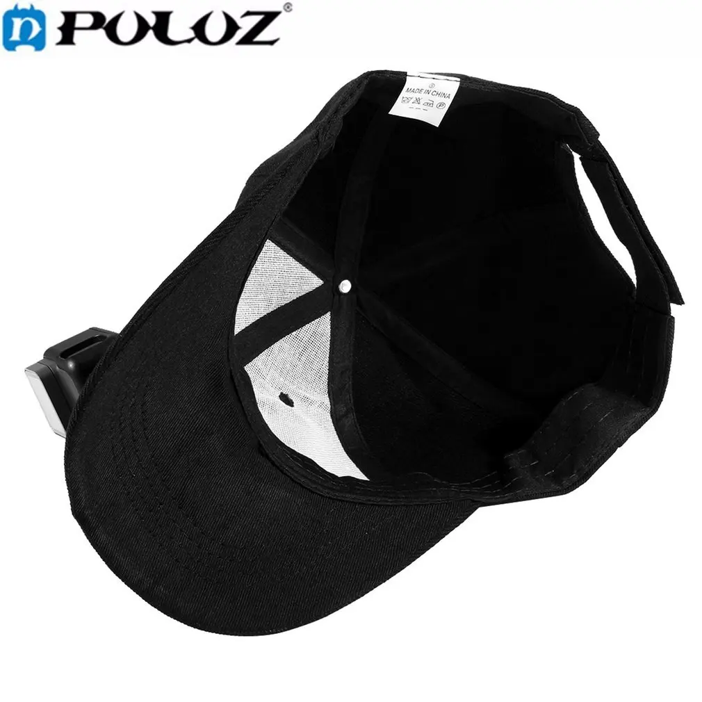 PULUZ для Go Pro Аксессуары бейсболка кепки Регулируемая Strapback кепки с j-крюк Пряжка Крепление Винт для GoPro HERO 5 4 3+ 3 2