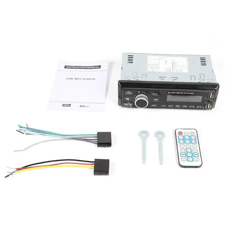 Автомобильный Bluetooth MP3-плеер двойной USB AUX BT 2,4 Handsfree FM радио Автомобильное зарядное устройство