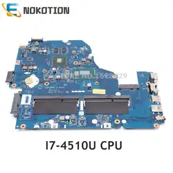 NOKOTION Z5WAH LA-B162P NBMLC11005 NB. MLC11.005 основная плата для acer aspire E1-572 E1-572G Материнская плата ноутбука i7-4510U 840 м