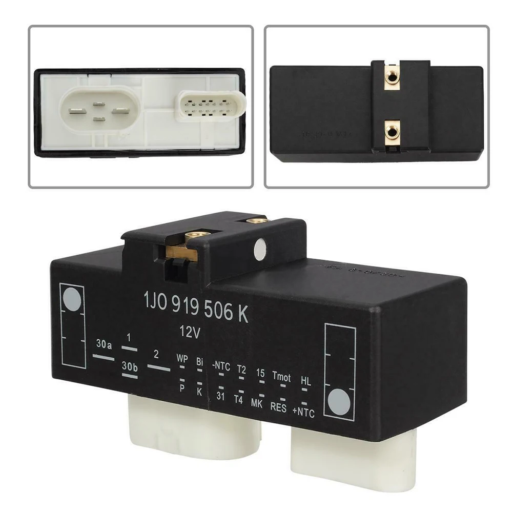 OEM# 1J0919506K 1J0919506K 1J0919506K# Модуль блока управления вентилятором радиатора подходит для 2000-2006 VW Beetle Golf Jetta