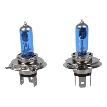 

2 H4 SUPER WHITE Car HEADLIGHT Bulbs Bulb LAMP 12V 100W