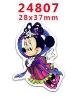30 шт мультяшный персонаж плоское украшение из смолы PR 24225 - Цвет: 24807