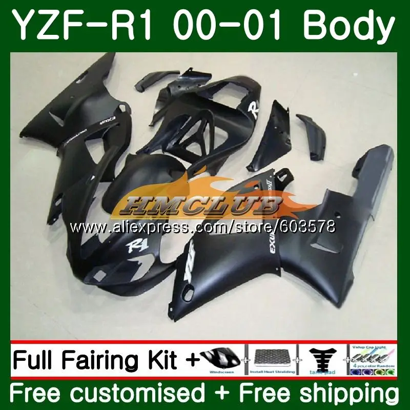 Средства ухода за кожей для YAMAHA YZF 1000 R 1 YZF-1000 2000 2001 рамка 59CL. 5 матовый черный YZF R1 00 01 YZF1000 YZF-R1 YZFR1 00 01 обтекатели